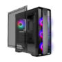 moonlight black gaming pc detail